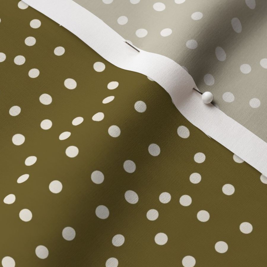 Creamy-Polka-dots-in-olive Large 1.6x1.6