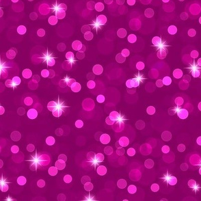 Sparkly Bokeh Pattern - Rich Plum Color