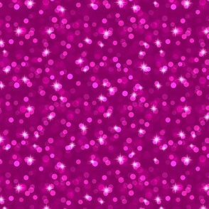 Small Sparkly Bokeh Pattern - Rich Plum Color