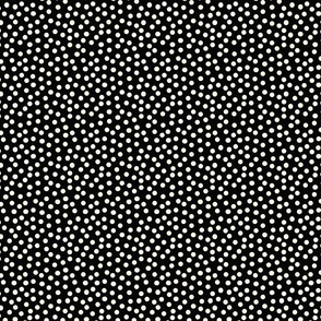 Polka dot - black