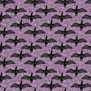 Cormorant - purple - small
