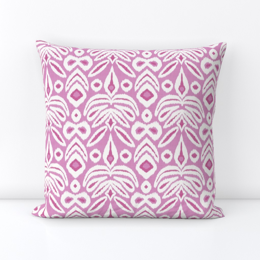 Orchid and MAgenta Bloom Ikat
