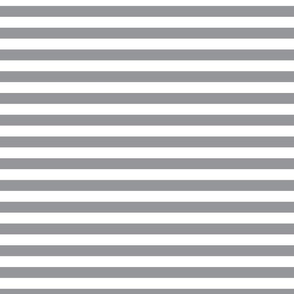 Ultimate Gray and White Horizontal Cabana Tent Stripes