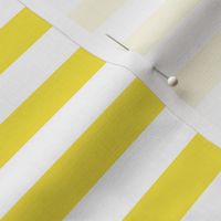 Illuminating Yellow and White Horizontal Cabana Tent Stripes