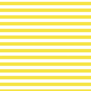 Illuminating Yellow and White Horizontal Cabana Tent Stripes