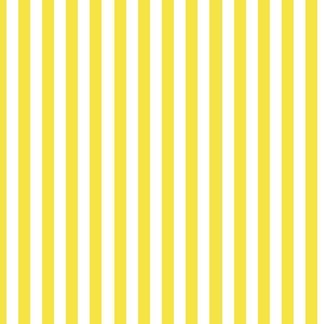 Illuminating Yellow and White Vertical Cabana Tent Stripes