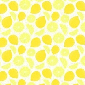 Lemon Slices Small Scale Slightly Off White Background