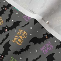 Bat Shit Crazy - Gray/Multicolor, Medium Scale