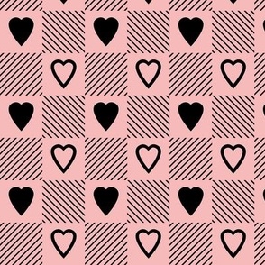 hearts & stripes (light pink)