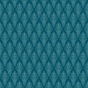 Art Deco teal medium scale test color 2