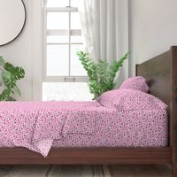 Small Scale Fresh Out of Fucks Funny Floral on Pink