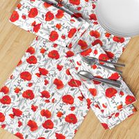 Red poppy - medium
