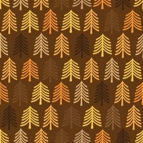 Piney Trees on Brown