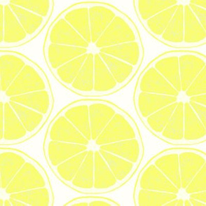 Half Lemon - Slightly Off White Background
