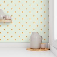 Vintage Suns//Navel Orange Suns + Dove Grey Background