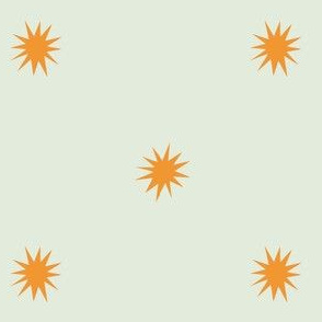 Vintage Suns//Navel Orange Suns + Dove Grey Background