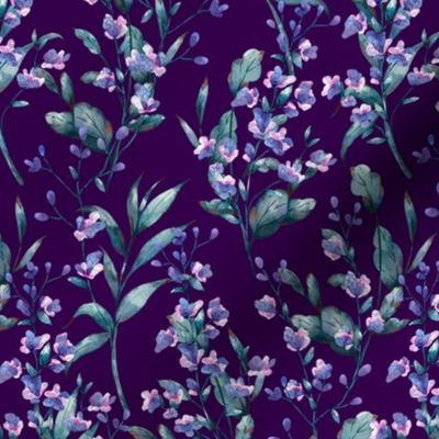 Purple Baby's Breath Garden - Purple
