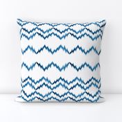 NAVY Zig Zag Ikat 