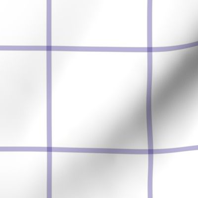 windowpane grid 4" light purple