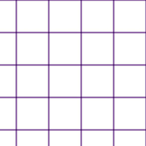 windowpane grid 4" purple amethyst purple