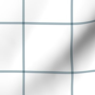 windowpane grid 4" slate blue
