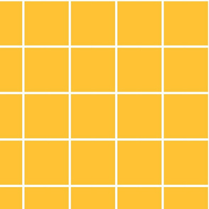 windowpane grid 4" golden yellow reversed