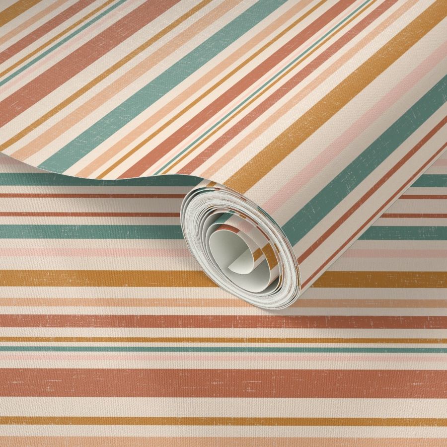 Golden Surf Linen Stripes