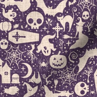 Halloween Night - Purple/bone