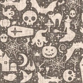 Halloween Night - bone/grey