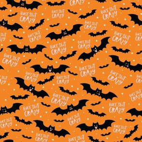 Bat Shit Crazy - Orange, Medium Scale