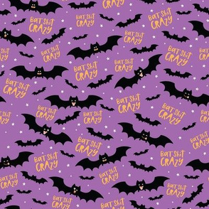 Bat Shit Crazy - Purple, Medium Scale