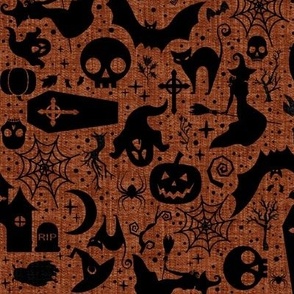 Halloween Night - rust/black