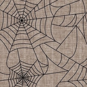 Spiderwebs- pewter/black