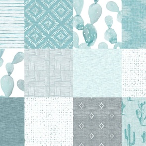 Arizona Patchwork- Turquoise 