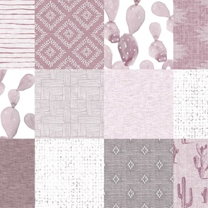 Arizona Patchwork- mauve