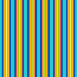 Deckchair Stripes Blue Multicolor