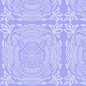 Tile drawing base pattern purple