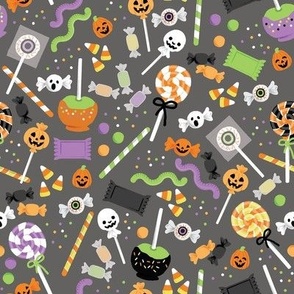 Halloween Candy - Gray, Medium Scale