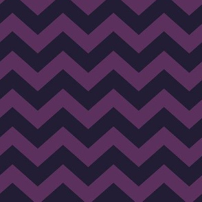 Chevron Pattern - Plum and Elderberry