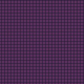 Small Grid Pattern - Plum and Elderberry