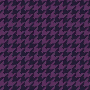 Houndstooth Pattern - Plum and Elderberry