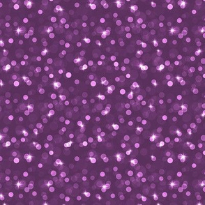 Small Sparkle Bokeh Pattern - Plum Color