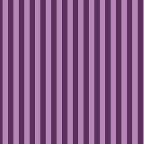 Vertical Bengal Stripe Pattern - Plum and Dusty Lilac