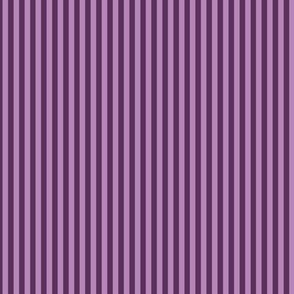 Small Vertical Bengal Stripe Pattern - Plum and Dusty Lilac