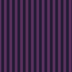 Vertical Bengal Stripe Pattern - Plum and Elderberry