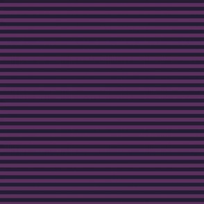 Small Horizontal Bengal Stripe Pattern - Plum and Elderberry