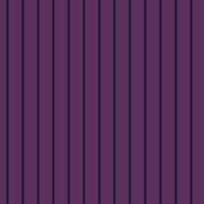 Vertical Pin Stripe Pattern - Plum and Elderberry