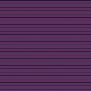 Small Horizontal Pin Stripe Pattern - Plum and Elderberry