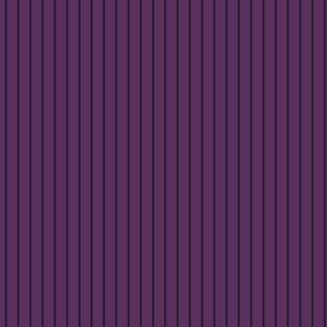 Small Vertical Pin Stripe Pattern - Plum and Elderberry