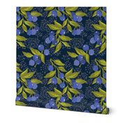 Blueberries - Navy and Royal - Large
